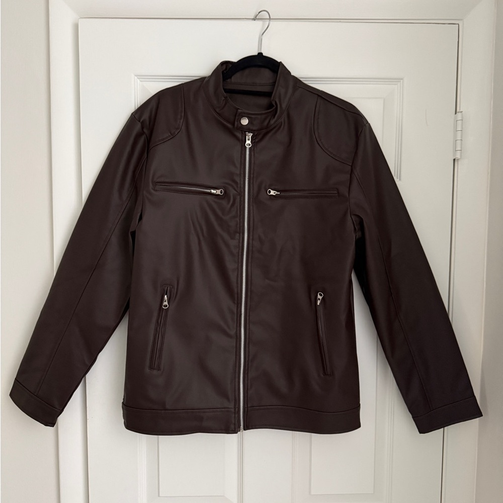 Men's Brown Leather Jacket